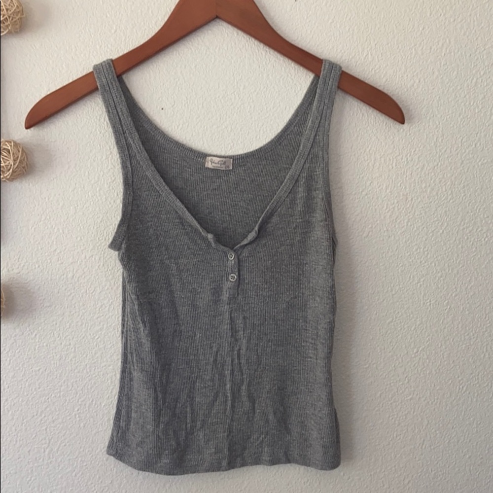 Grey brandy tank